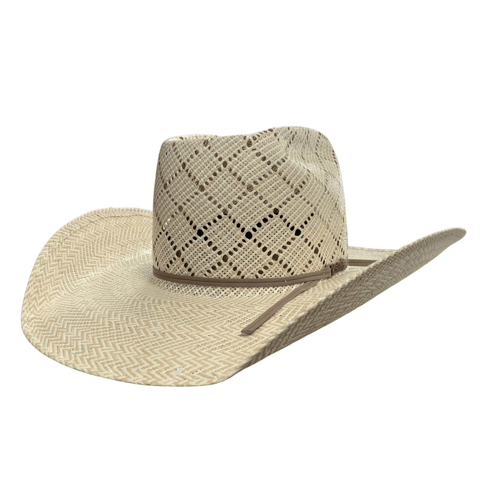 American Hat Co Square 4 1/4" Brim Straw Cowboy Hat American Hat Co