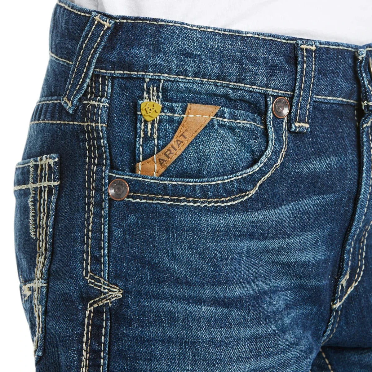 Ariat Boy's B5 Slim Boundary Stackable Straight Leg Jeans Ariat