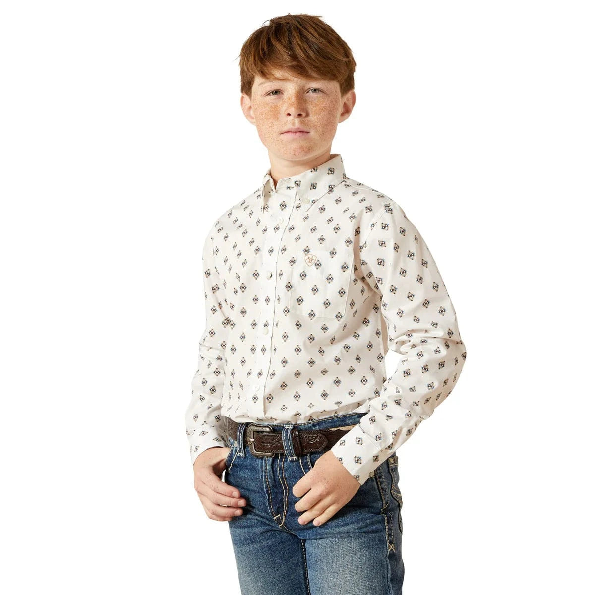 Ariat Boy's Thell Classic Fit Western Shirt Ariat