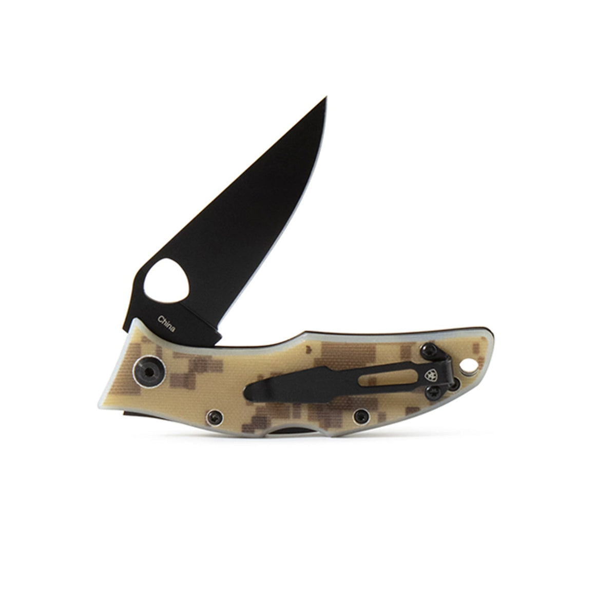 Ariat Camo 3" Plain Blade Pocket Knife Ariat
