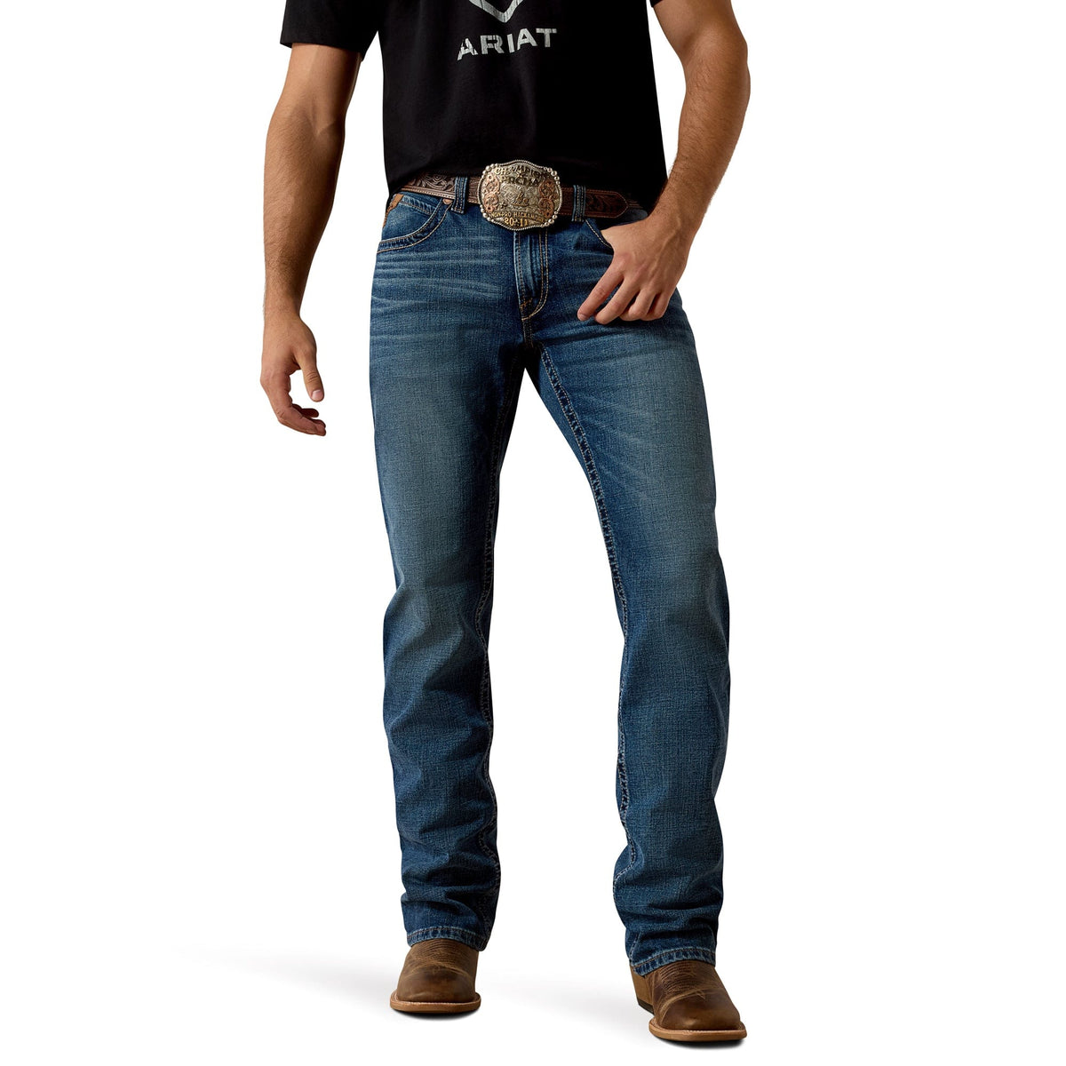 Ariat Men's M4 Thornton Relaxed Boot Cut Jean Ariat