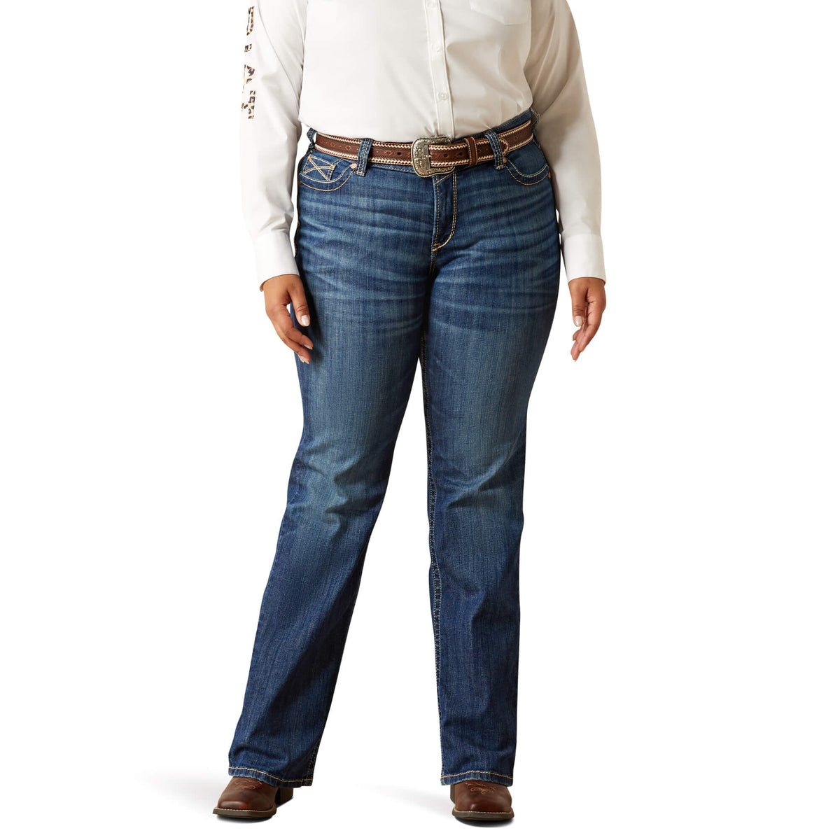 Ariat Women's Everlee Mid Rise Plus Size Jean Ariat