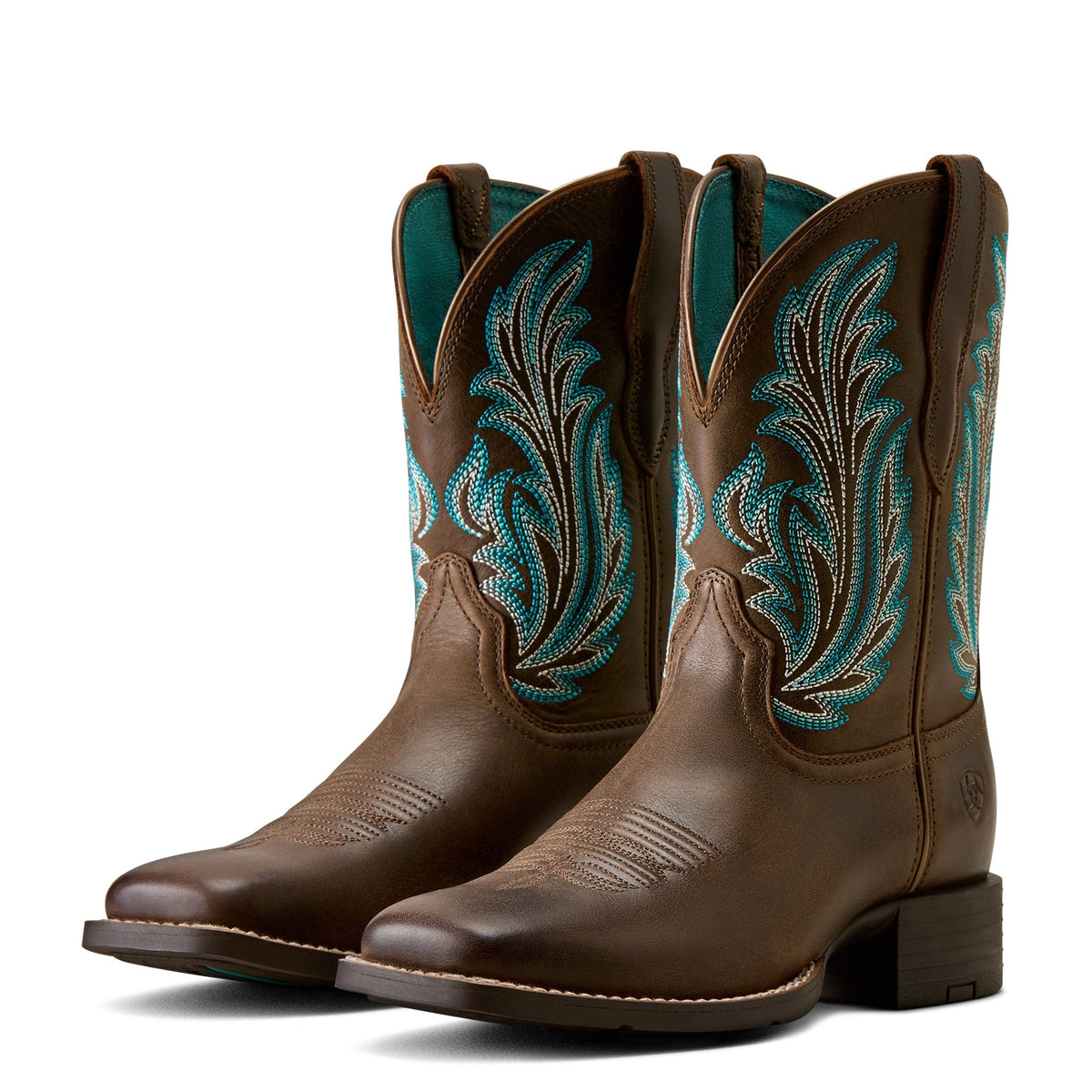 Ariat Women's Round Up Filly Wide Square Toe Western Boot Ariat