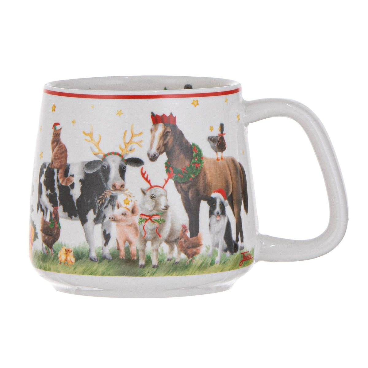 Ashdene Christmas at the Farm Gift Giving Mug Ashdene