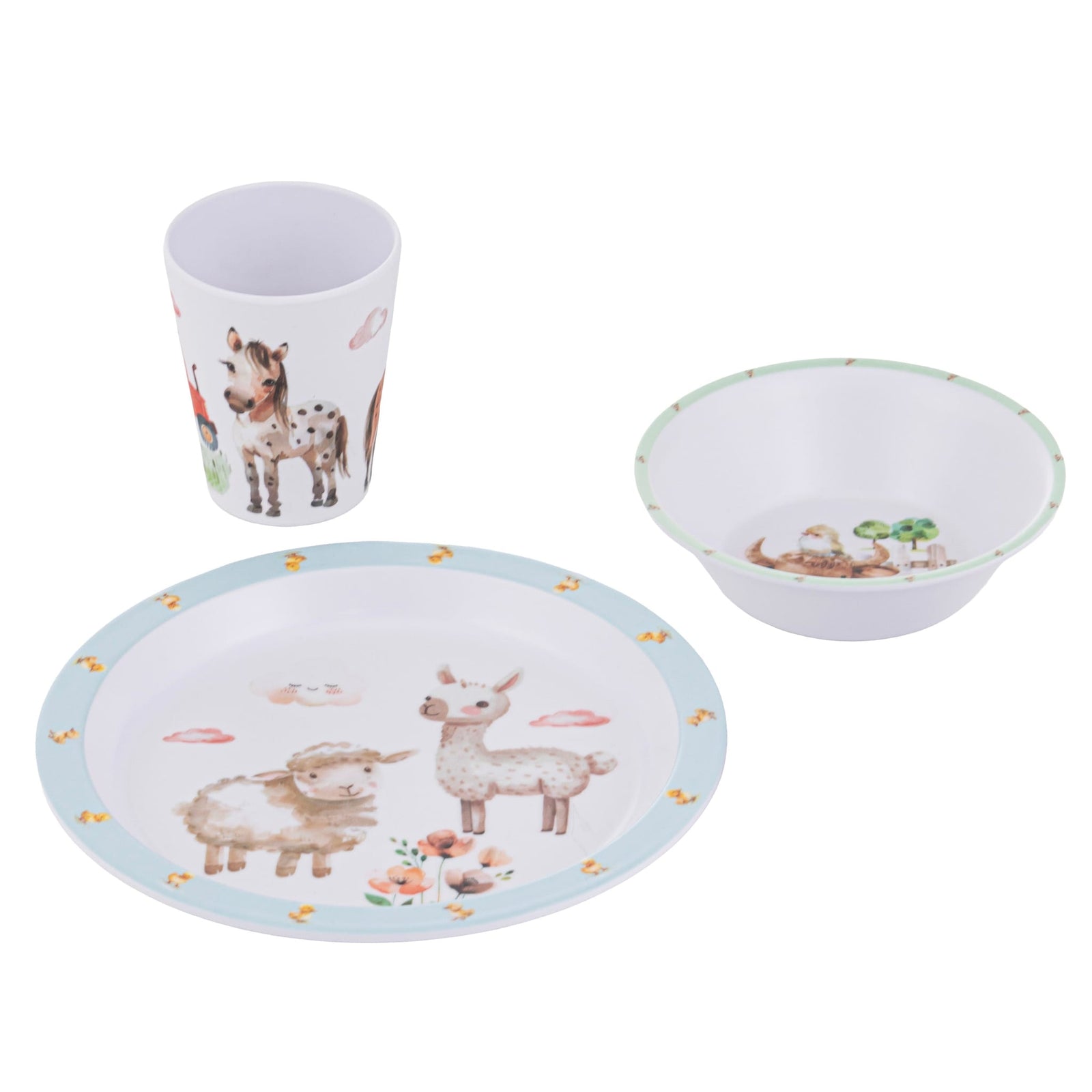 Ashdene Little Farm 3 Piece Kids Dinner Set Ashdene