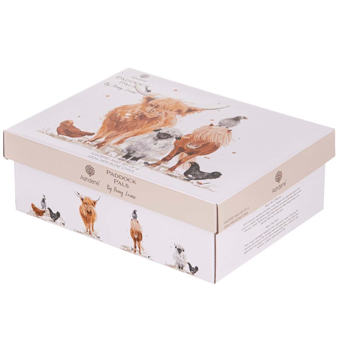 Ashdene Paddock Pals Assorted 4pk Mug Ashdene
