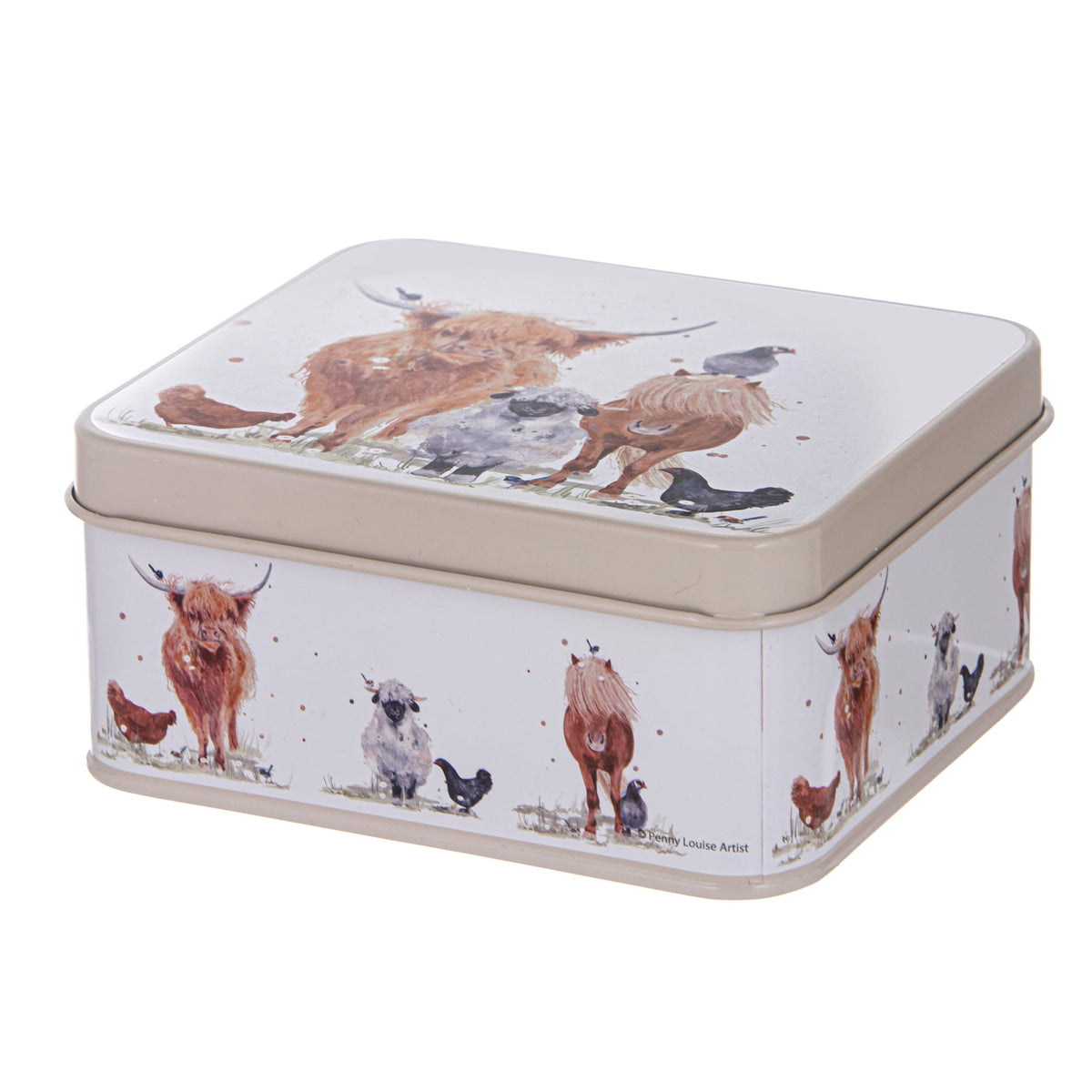 Ashdene Paddock Pals Biscuit Tin Ashdene