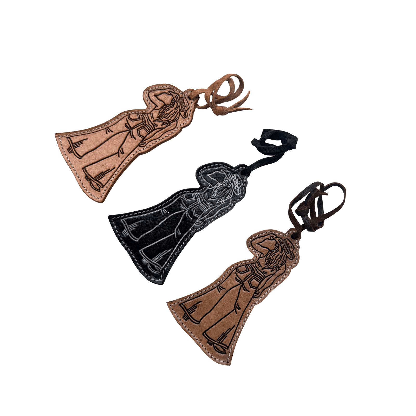 BC Cowgirl – Tooled Leather Bag Charm The Design Edge