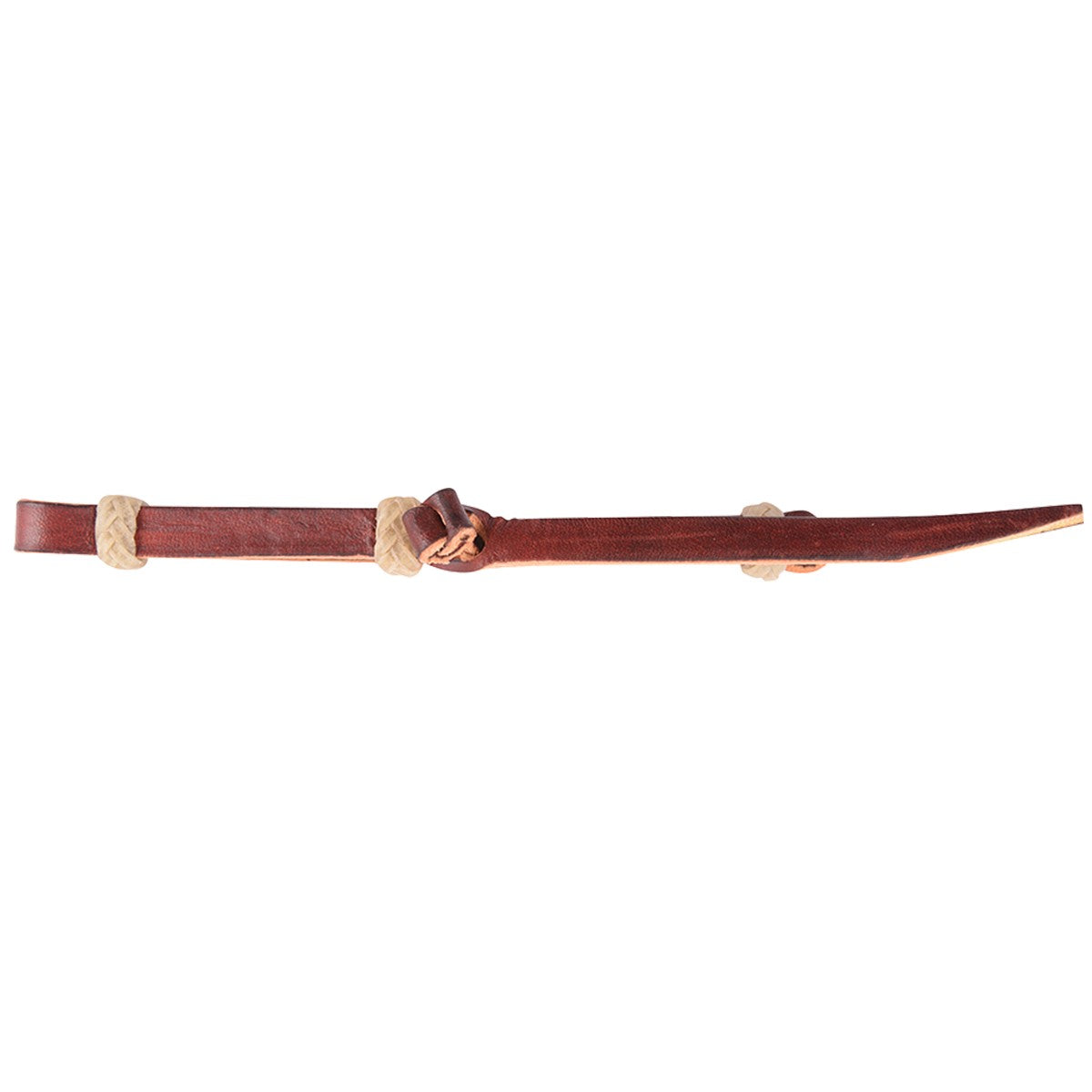 Latigo Bit Hobble with Rawhide Loops from Martin Saddlery on a white background
