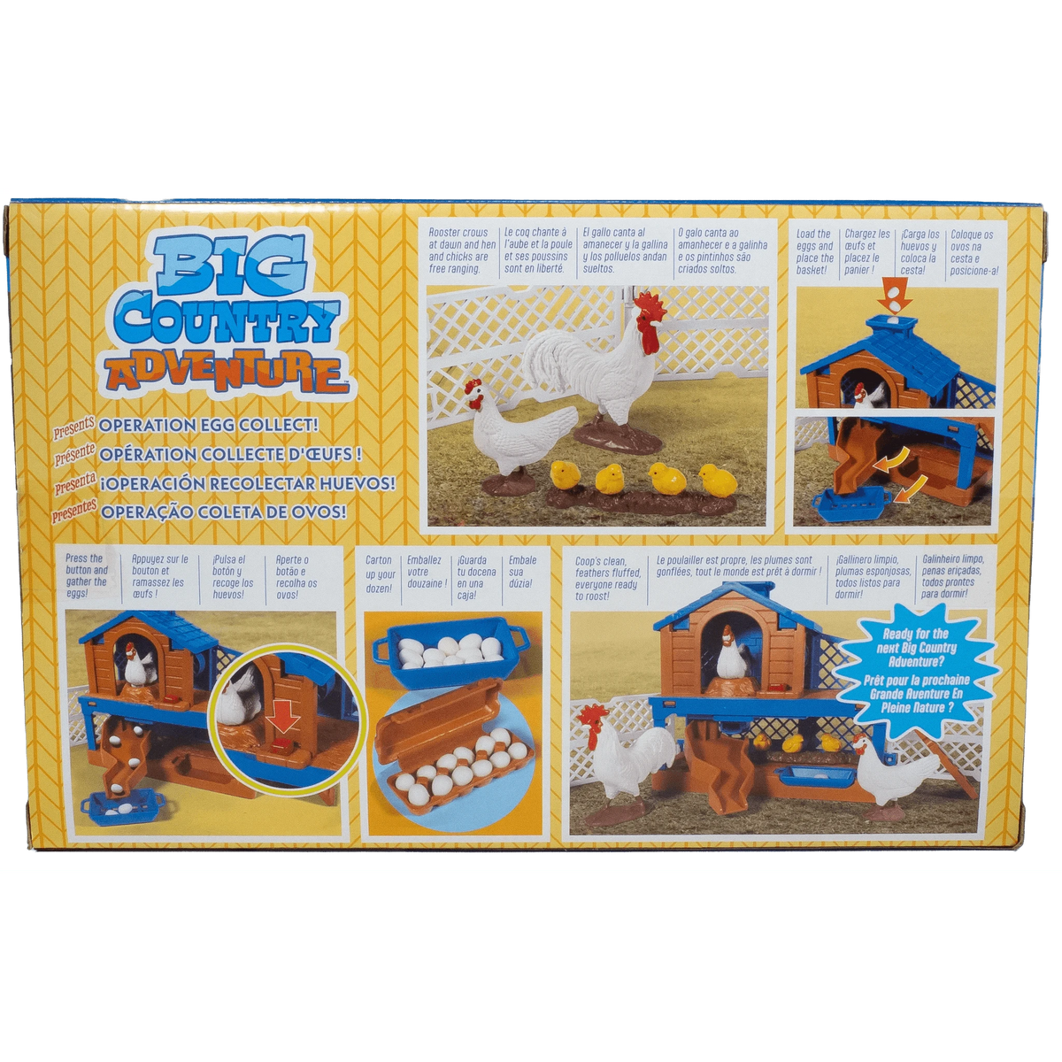 Big Country Chicken Coop Play Set - 11 Pieces Big Country Toys