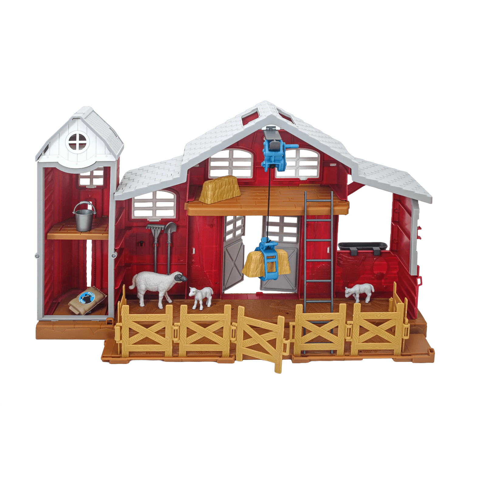 Big Country Dairy Barn Play Set - 38 Pieces Big Country Toys