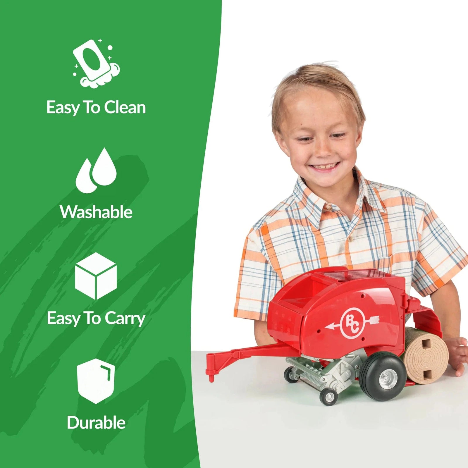 Big Country Toys Hay Baler - Red Big Country Toys