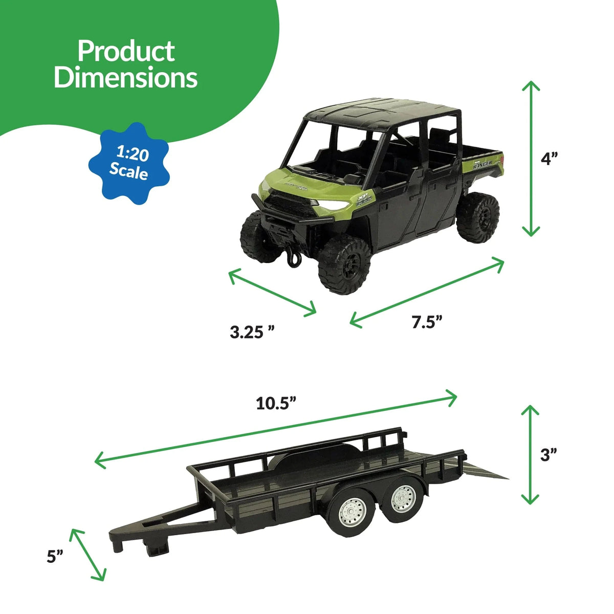 Big Country Toys Polaris Ranger Deer Hunting Set Big Country Toys