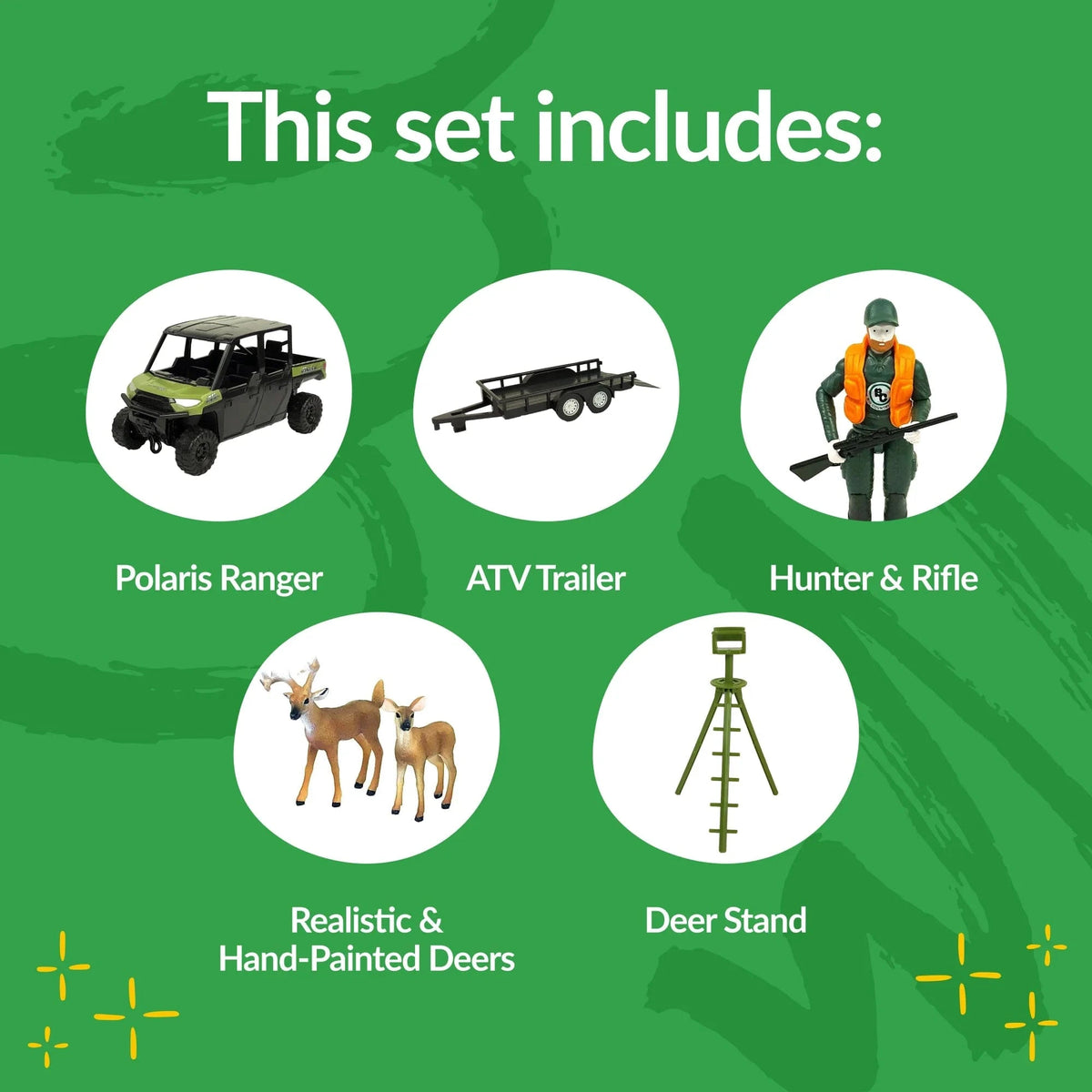 Big Country Toys Polaris Ranger Deer Hunting Set Big Country Toys