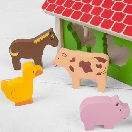 Bigjigs Toys Farmhouse Sorter Artiwood