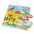 Bigjigs Farm Sound Puzzle. Wooden farm animal puzzle with colorful illustrations on a white background
