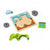 Bigjigs Toys Chunky Lift Out Puzzle - Tractor. Children's toy set with wooden puzzle piece, drill, and additional pieces on a white background