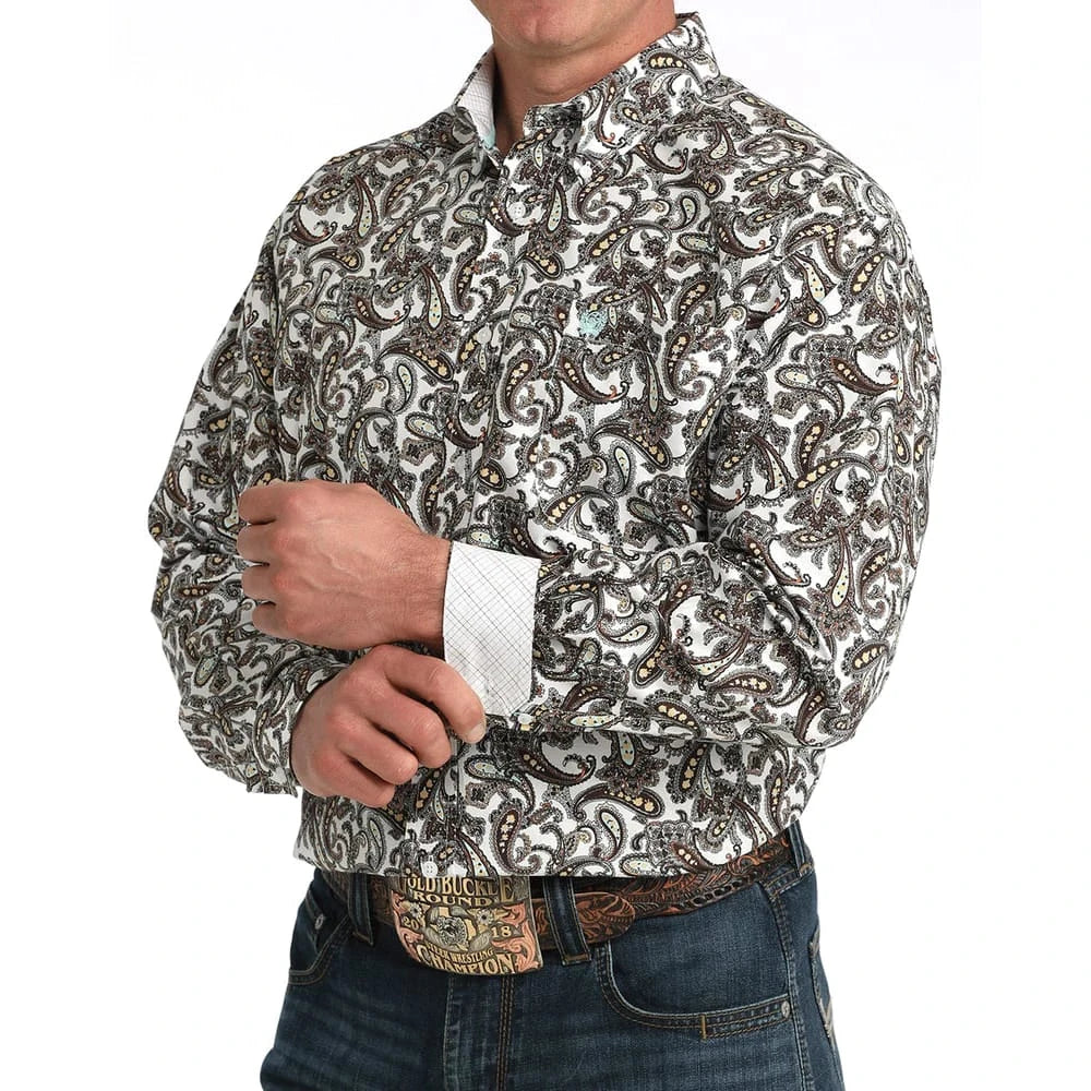 Cinch Men's Classic Fit Button-Down Western Shirt Cinch