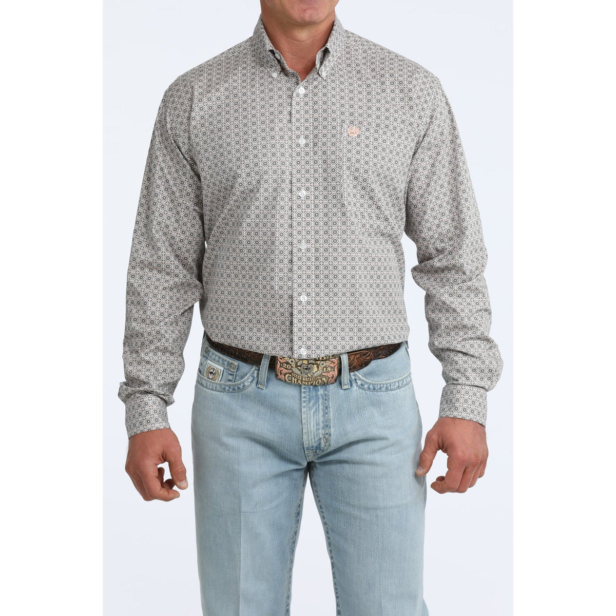 Cinch Men's Classic Fit Long Sleeve Western Shirt Cinch