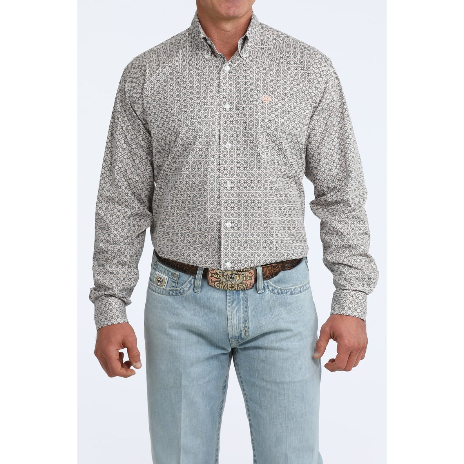 Cinch Men's Classic Fit Long Sleeve Western Shirt Cinch
