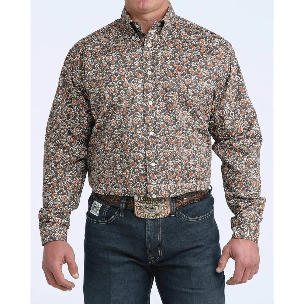 Cinch Men's Classic Fit Stretch L/S Western Shirt Cinch
