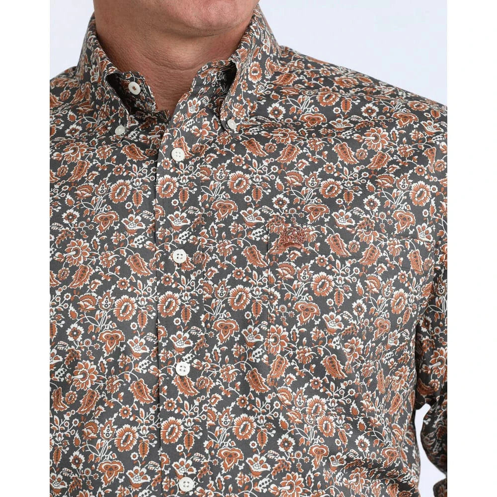 Cinch Men's Classic Fit Stretch L/S Western Shirt Cinch