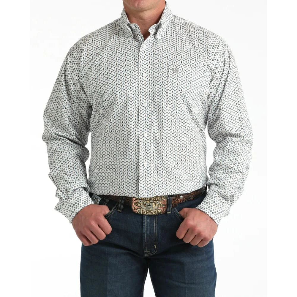 Cinch Men's Classic Fit Stretch L/S Western Shirt Cinch