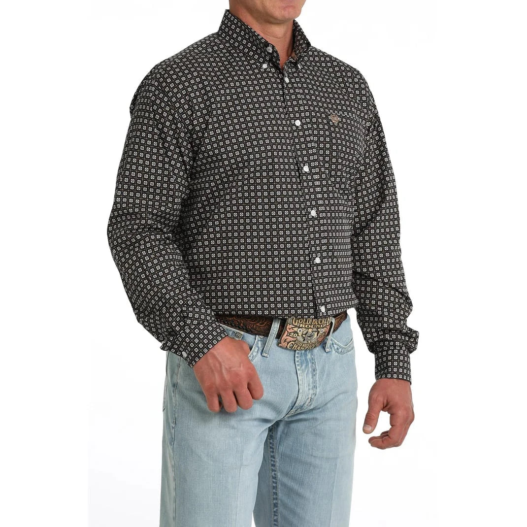 Cinch Men's Geo Print Long Sleeve Western Shirt Cinch
