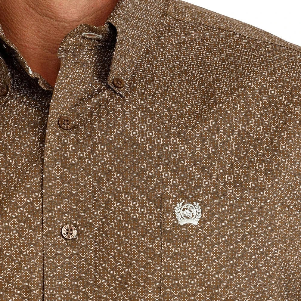 Cinch Men's Geometric Print Classic Fit Western Shirt Cinch