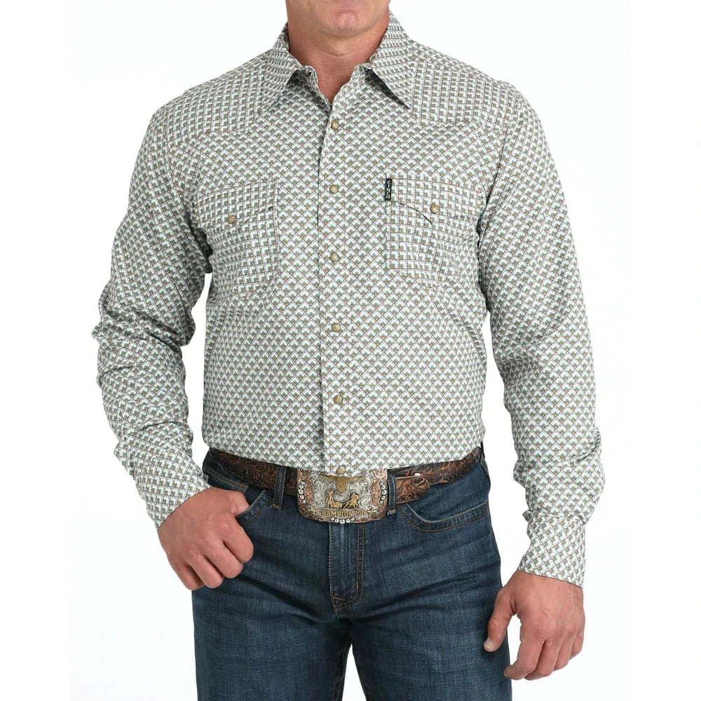 Cinch Men's Modern Fit Snap Front Western Shirt Cinch