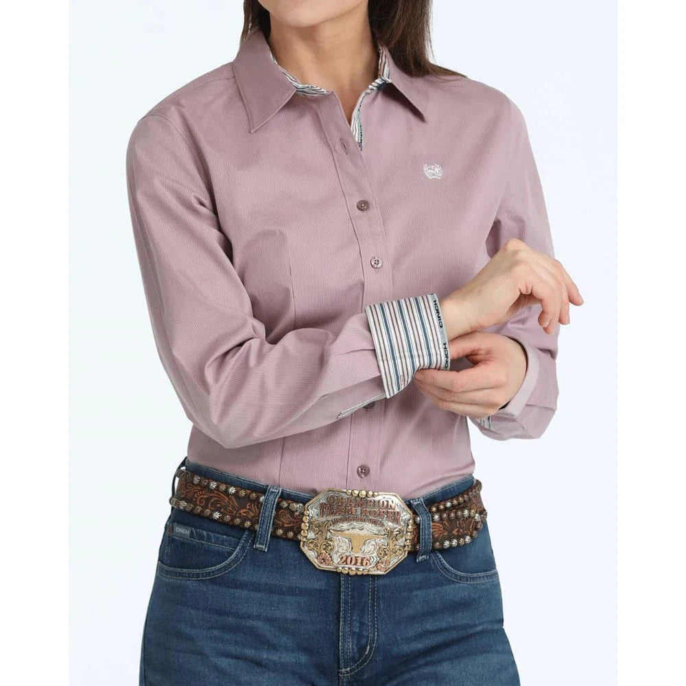 Cinch Women's Stretch Arena Fit Button-Down Long Sleeve Western Shirt Cinch