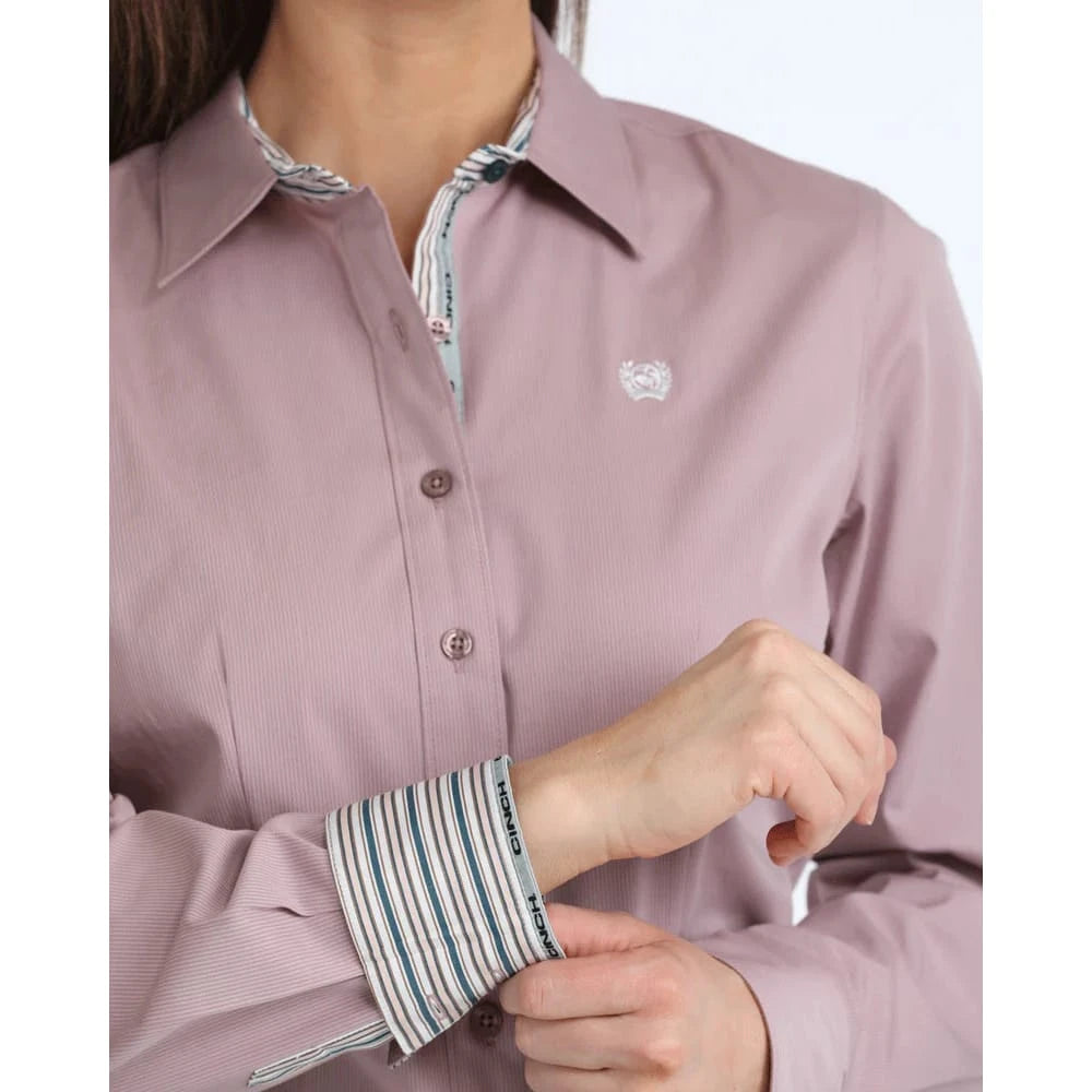Cinch Women's Stretch Arena Fit Button-Down Long Sleeve Western Shirt Cinch
