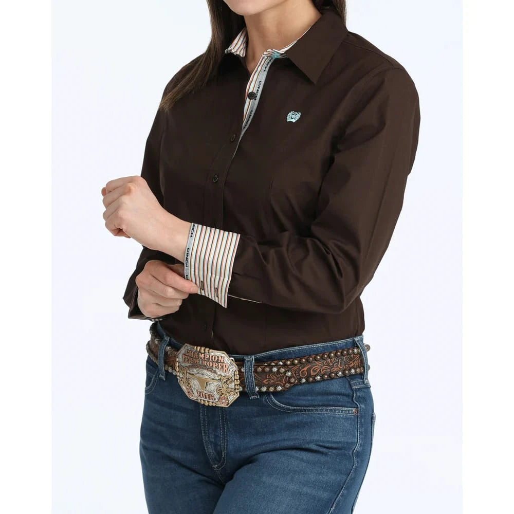 Cinch Women's Stretch Arena Fit Button-Down Western Shirt Cinch