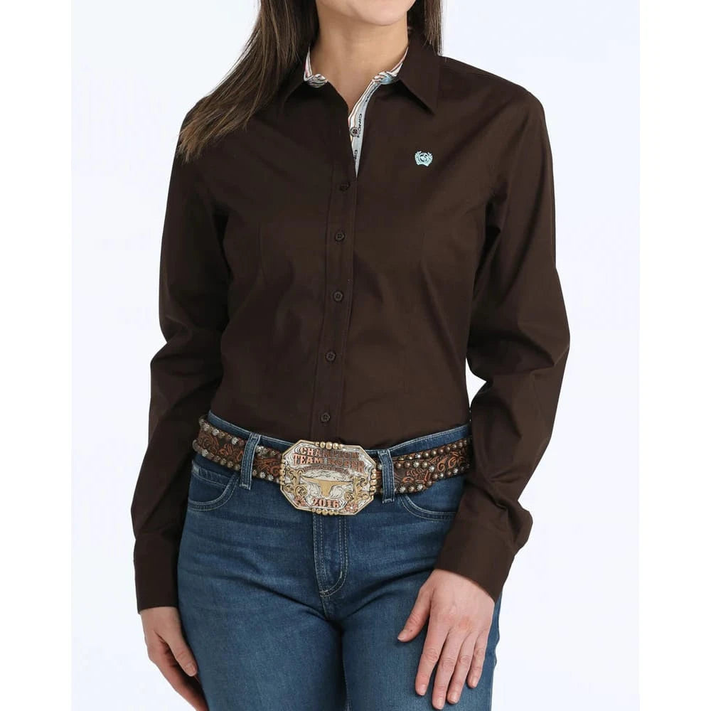 Cinch Women's Stretch Arena Fit Button-Down Western Shirt Cinch