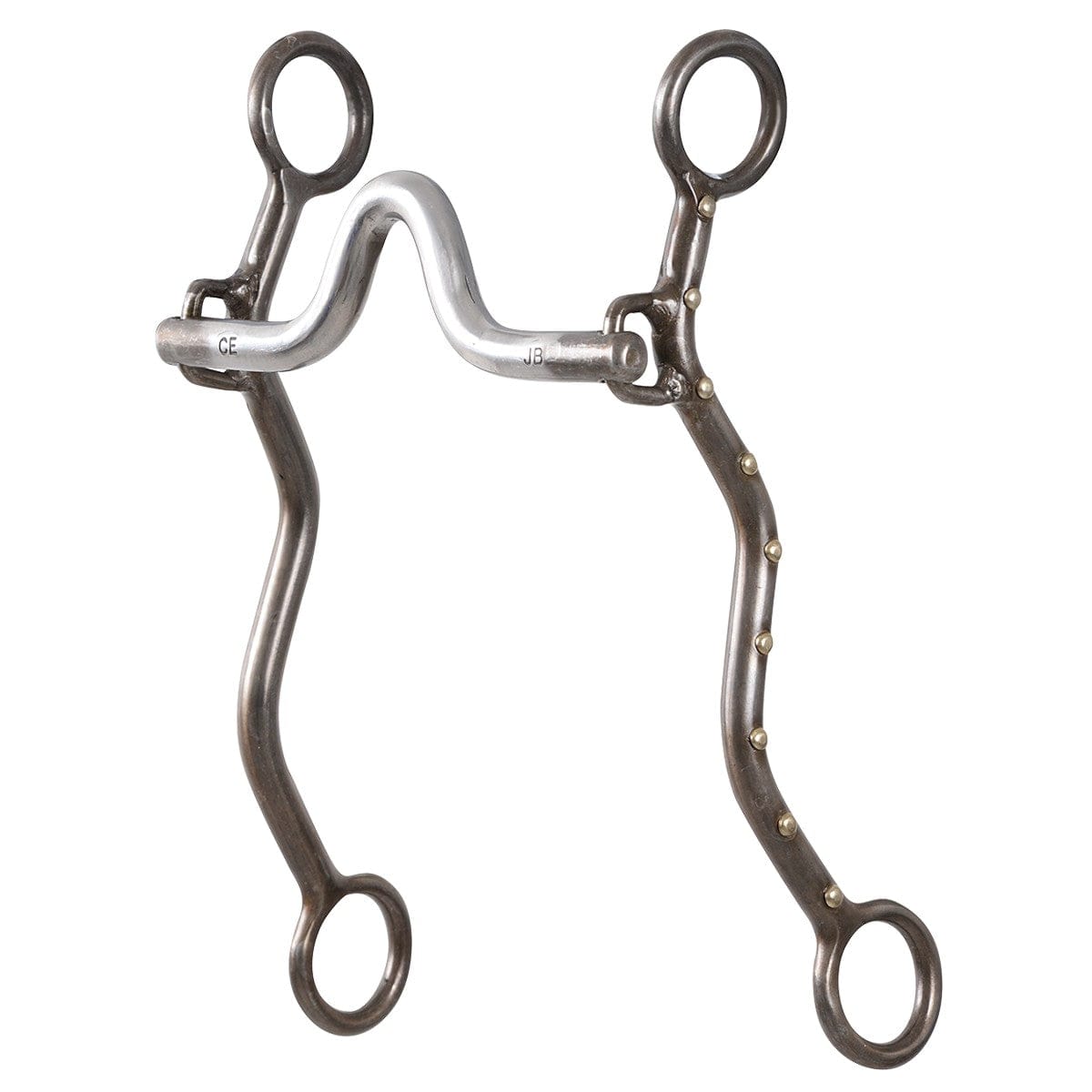 Classic Equine Joe Beaver Loose Cheek Shank Roping Bit with High Port Classic Equine