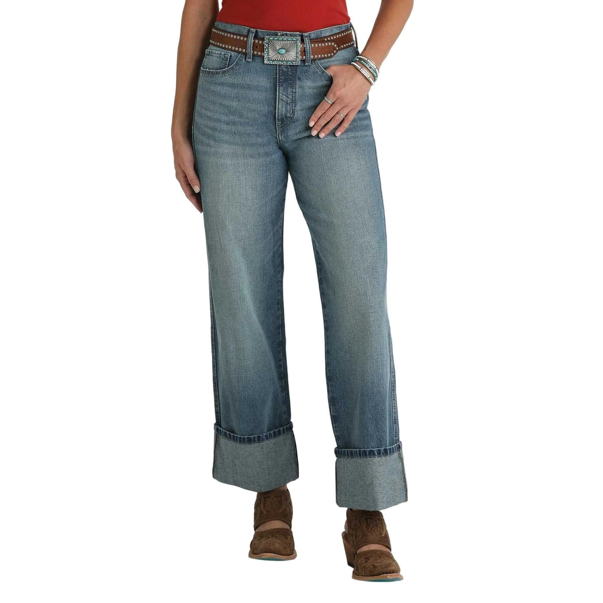 Cruel Denim Casey Medium Stone High Rise Loose Jeans Cruel Denim
