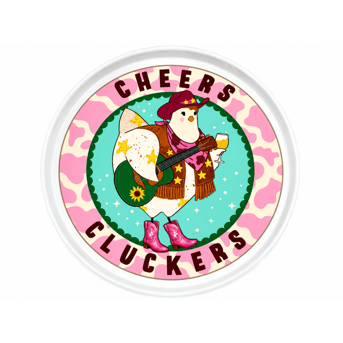 DWBH The Lil' Graze Plate 'Cluckers' DWBH Homewares