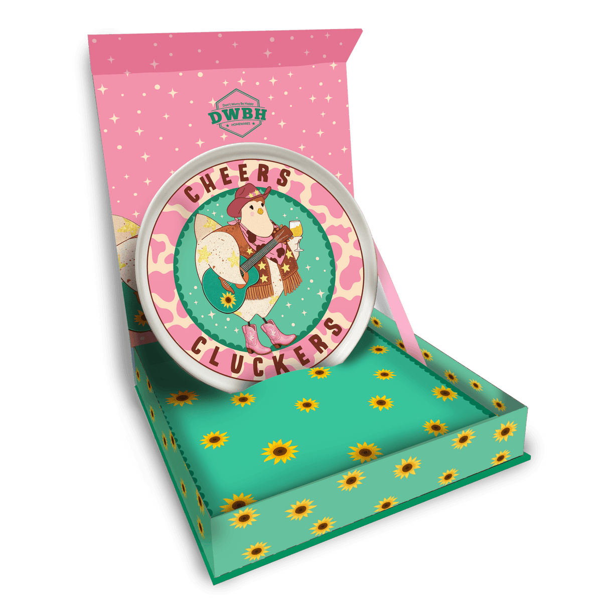 DWBH The Lil' Graze Plate 'Cluckers' DWBH Homewares