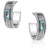 Montana Silversmiths Turquoise Sky Hoop Earrings