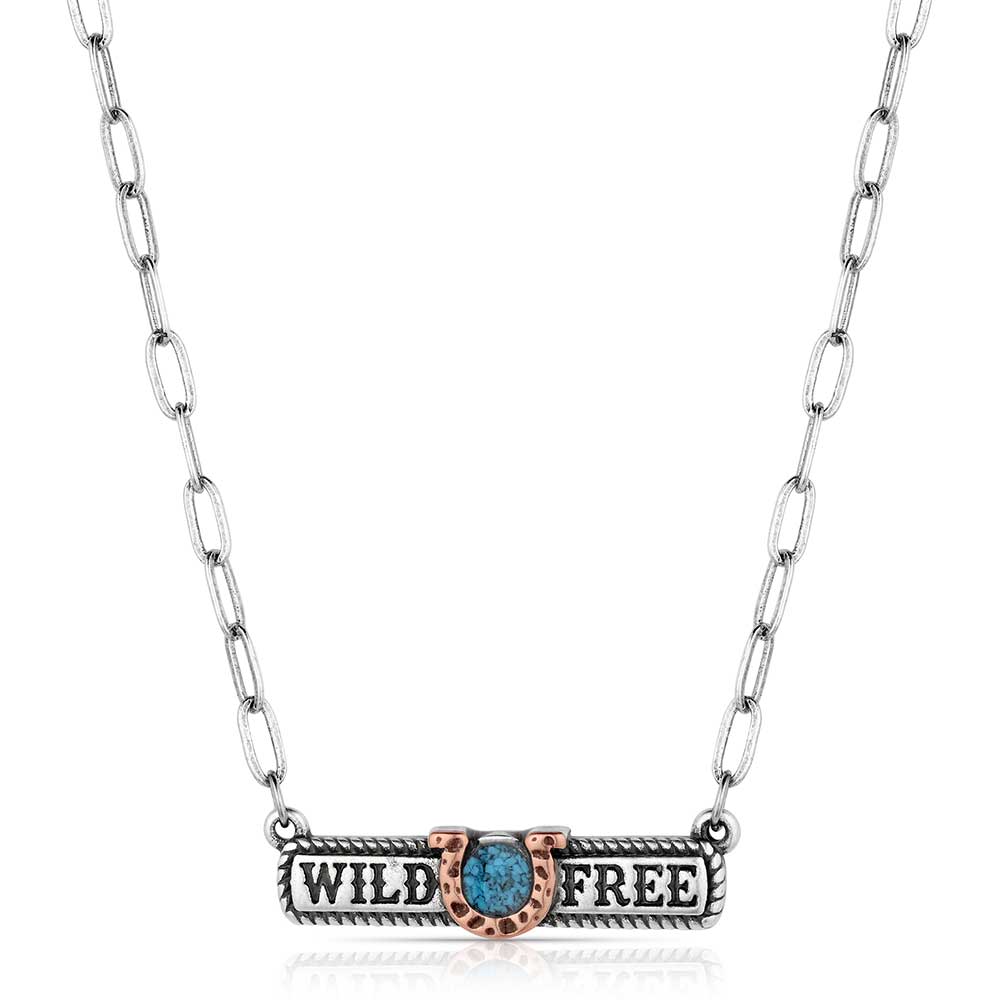 Montana Silversmiths Wild and Free Bar Necklace