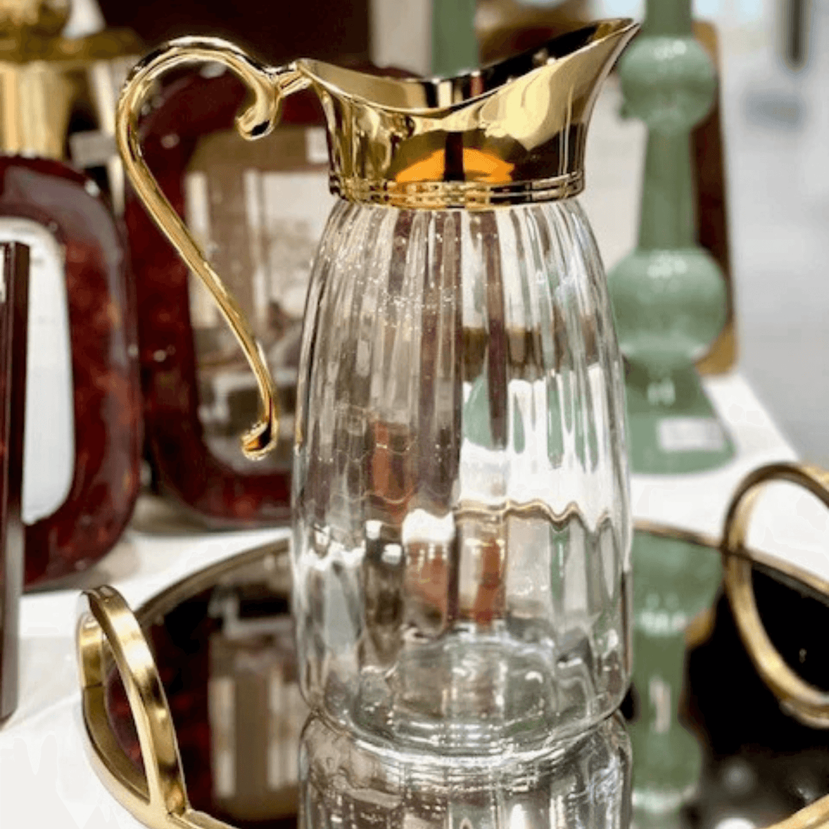 Flair Tall Epoque Gold 2L Pitcher/Jug Flair