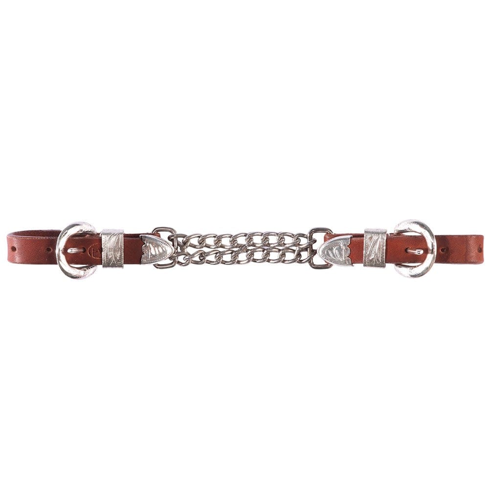 Fort Worth Double Curb Chain with Silver Harness Fort Worth