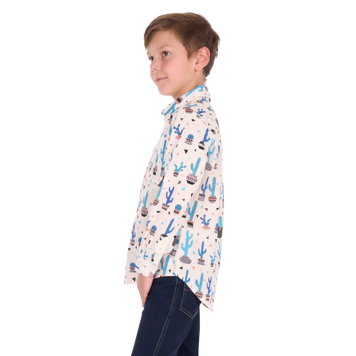 Hard Slog Boy's Rocky 1/2 Placket Work Shirt Hard Slog