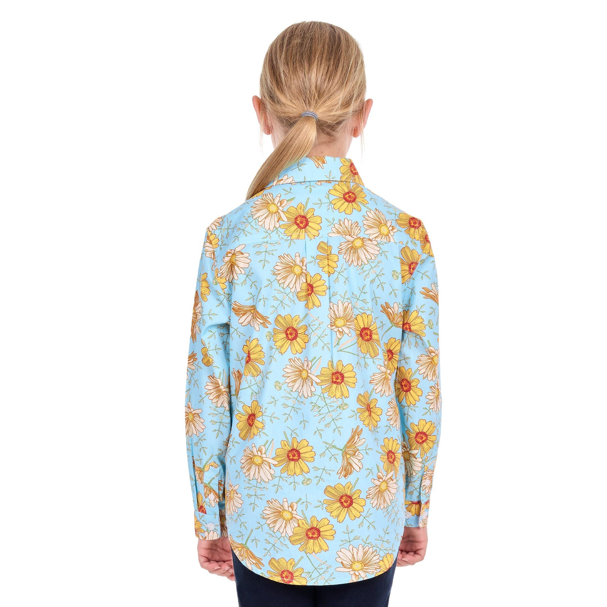 Hard Slog Girl's Sunday 1/2 Placket Long Sleeve Shirt Hard Slog