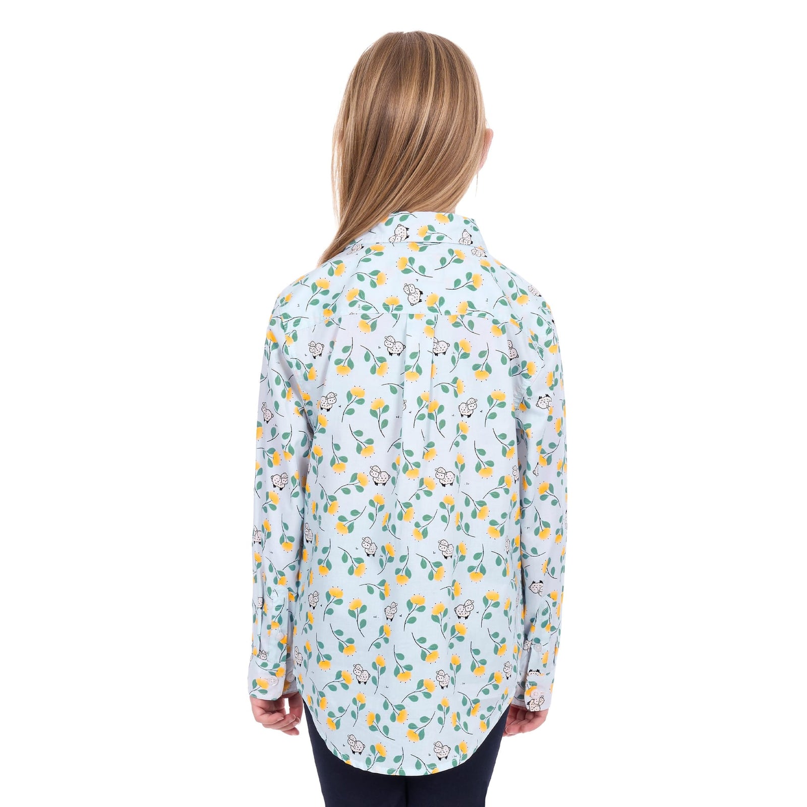 Hard Slog Girl's Suzie 1/2 Placket L/S Shirt Hard Slog