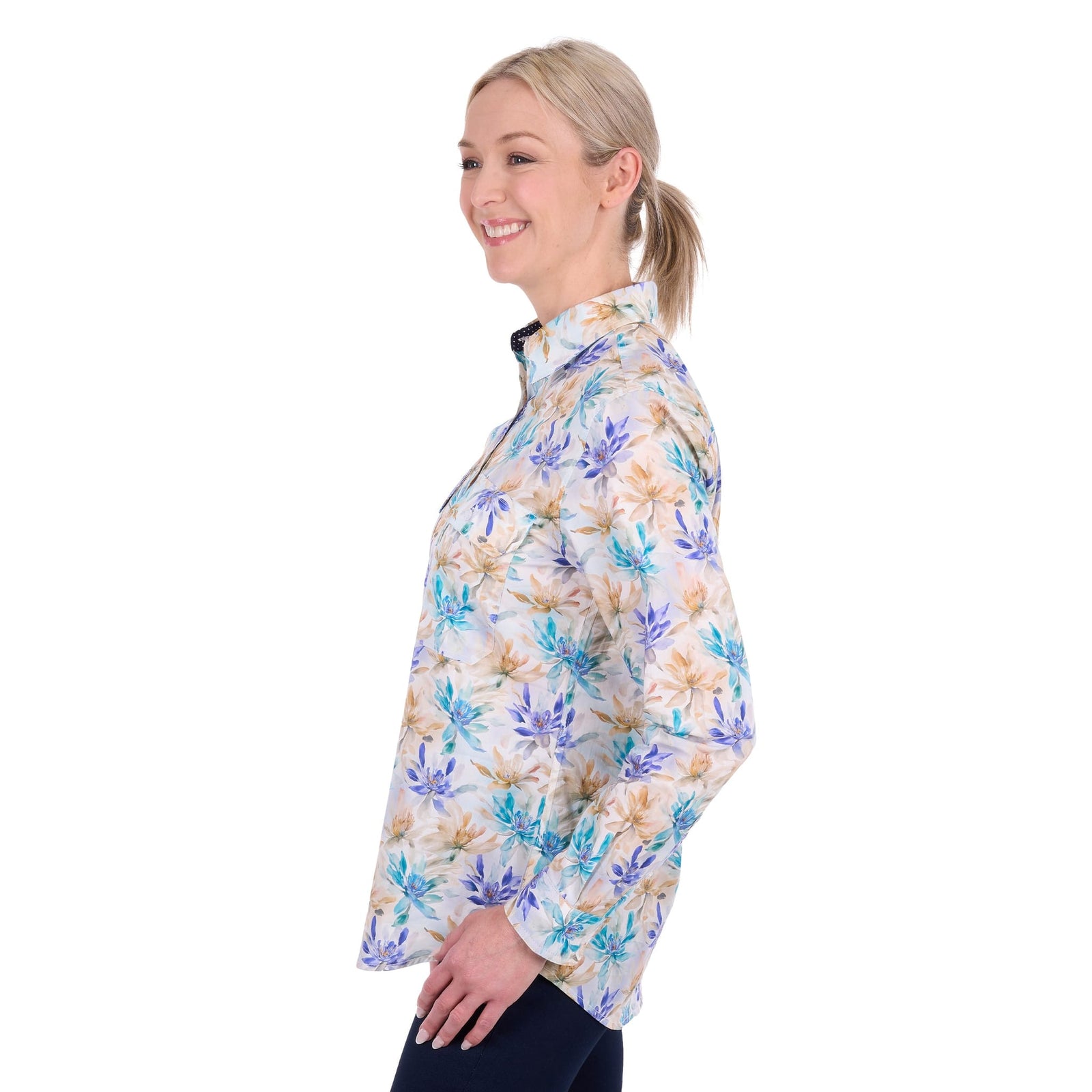 Hard Slog Women's Meadow 1/2 Placket Work Shirt Hard Slog