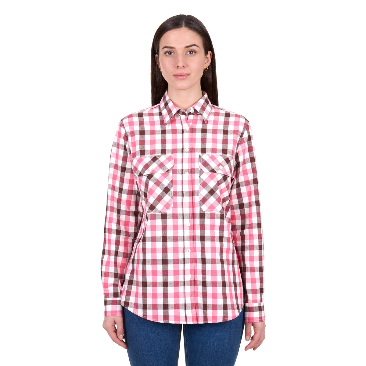 Hard Slog Women's Rachel Full Placket Long Sleeve Workshirt Hard Slog