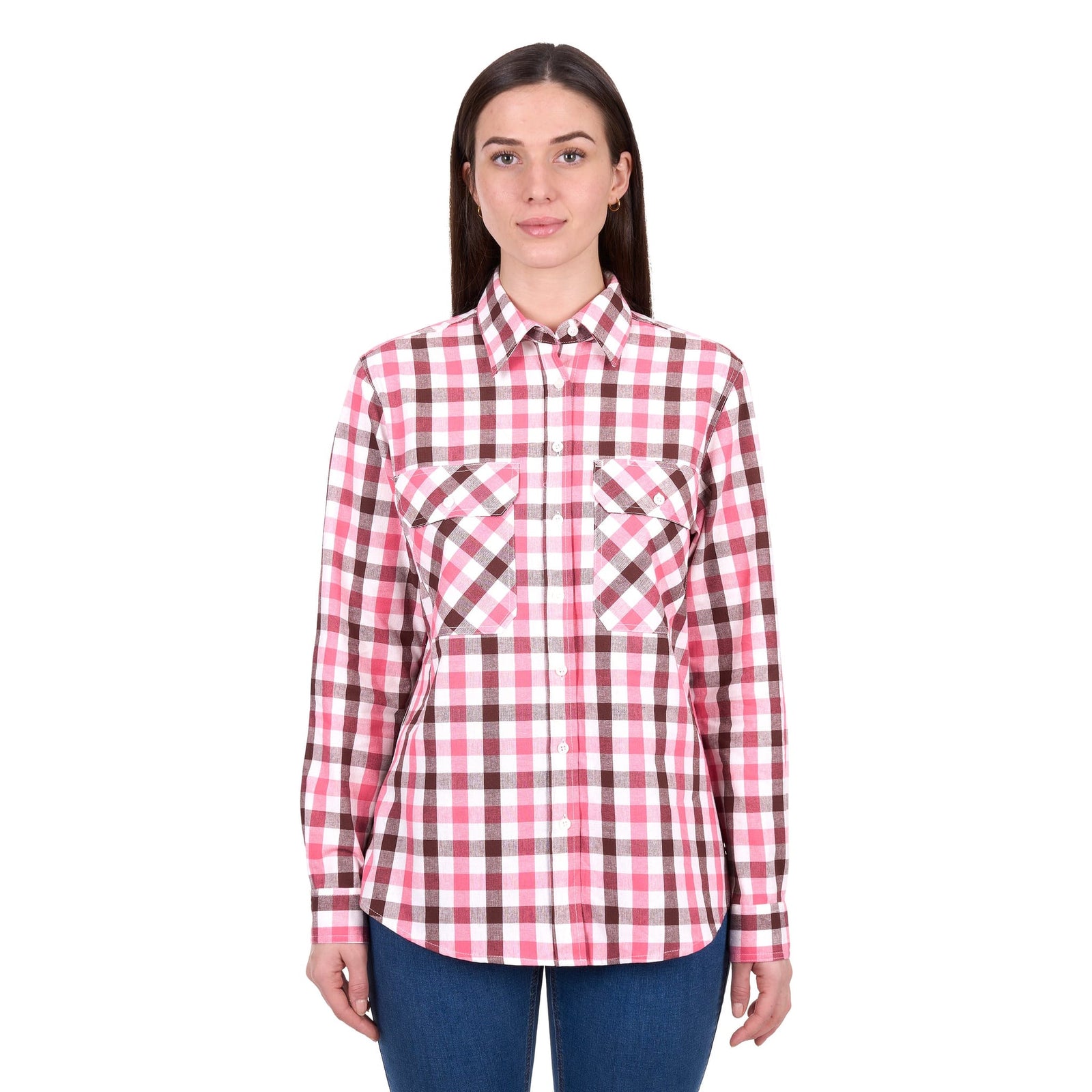 Hard Slog Women's Rachel Full Placket Long Sleeve Workshirt Hard Slog