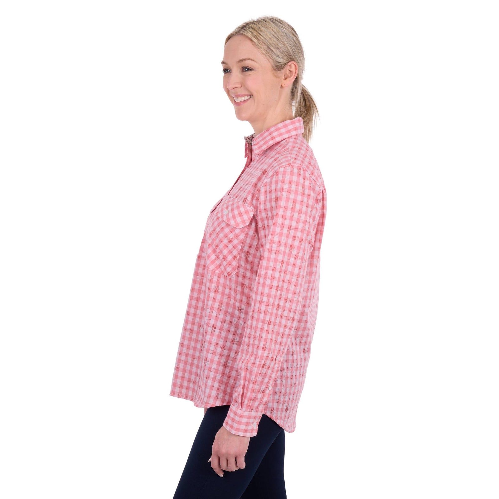 Hard Slog Women's Raquel 1/2 Placket Workshirt Shirt Hard Slog