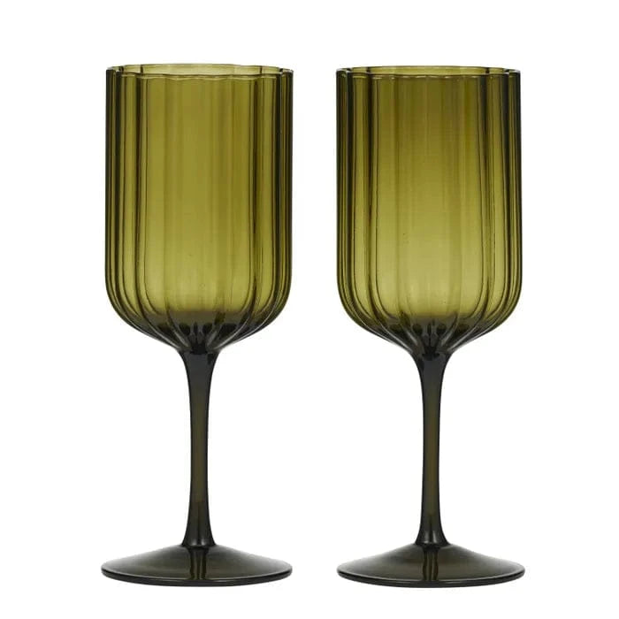 Hazel Set of 2 Wine Glass Coast to Coast